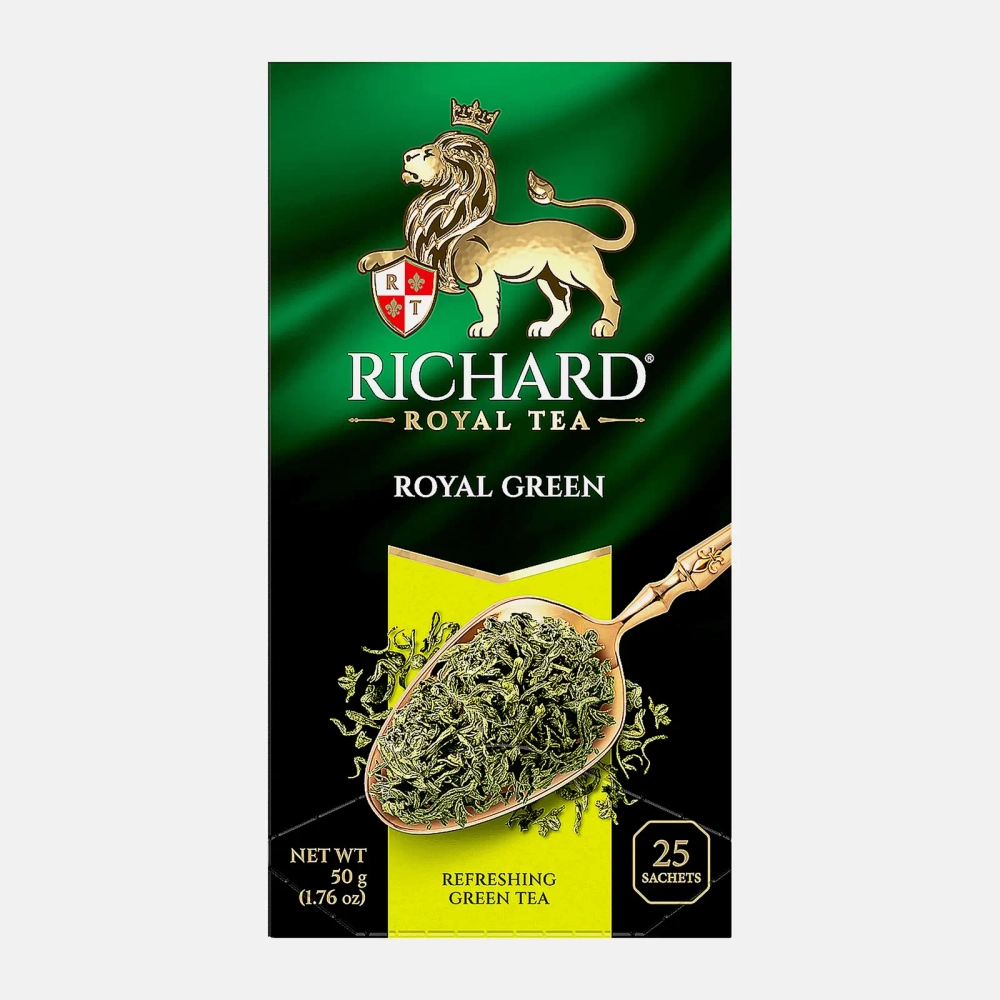 Чай зеленый Richard Royal Green байховый 25пак