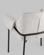 Кресло Бесс рогожка светло-серый 2 шт.