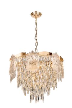 Подвесная люстра 15*Е14 LE7103/600 GD золото Arbre Leon