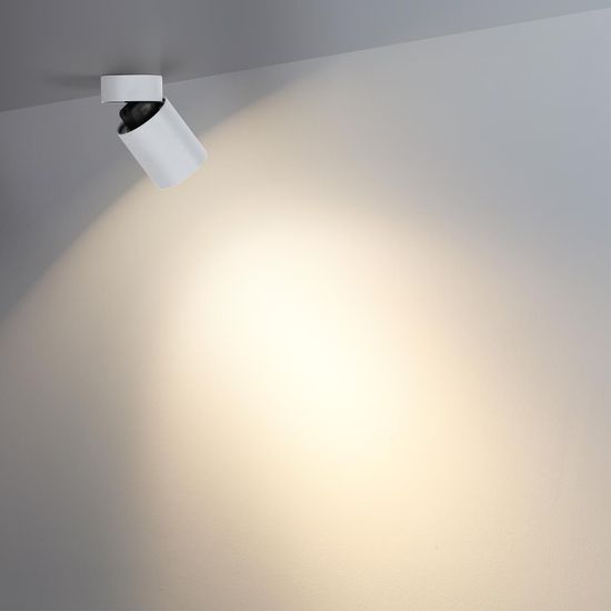 7133/7CL HIGHTECH ODL26 Потолочный светильник белый/металл IP20 LED 7W 75Лм 3000K 36° 220-240V TURNO