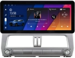 Магнитола Toyota Land Cruiser Prado 150 2017-2019 (без штатного 360) - Canbox H-Line 0073 монитор 12.3" QLED в стиле Audi на Android 10, ТОП-процессор, CarPlay, 4G SIM-слот