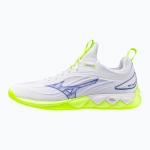 Кроссовки волейбольные Mizuno Wave Luminous 3 white/lightning yellow/dazzling blue
