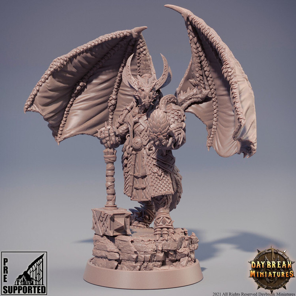 Людоящер Драконорождённый Dragonborn Lizardmen Seraphon Серафон Воин Паладин Варвар Файтер Рыцарь миниатюра для dnd, днд, pathfinder, фентези, Настольная игра, НРИ, Варгейм, РПГ