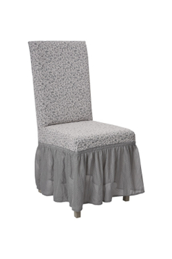 Чехол Жаккард на стул, цвет Кремовый