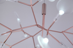 Pendant design lamp  Heracleum  Big O by Moooi (Brass,  D160)