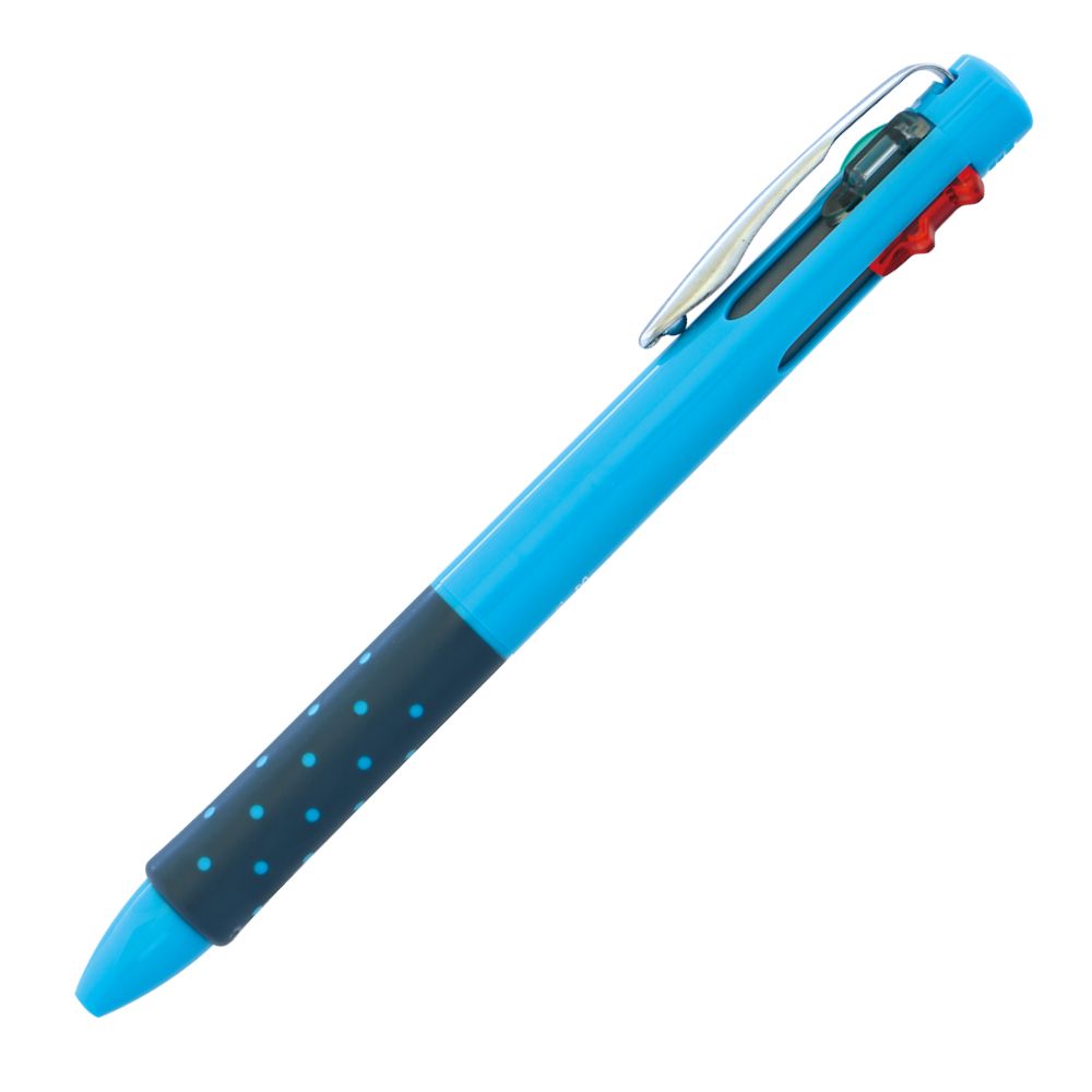 Трёхцветная ручка Tombow Reporter Smart 0.5 голубая