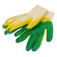 Перчатки х/б с двойным обливным латексным покрытием