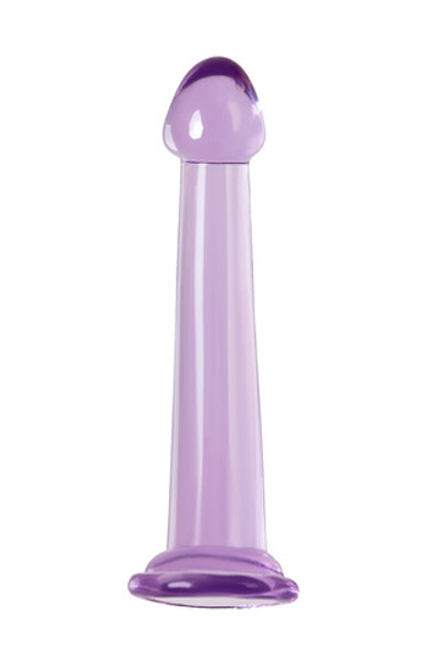 НЕРЕАЛИСТИЧНЫЙ ФАЛЛОИМИТАТОР JELLY DILDO M TOYFA BASIC, TPE, ФИОЛЕТОВЫЙ, 18 СМ