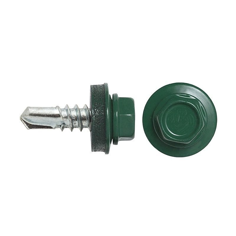 Саморез СВФС кровельный 5,5*19 RAL-6005