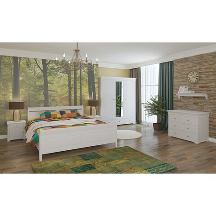 Тумба прикроватная «Бейли» белый воск