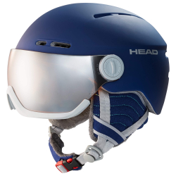 Шлем HEAD QUEEN night blue с визором