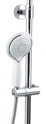 Душевая стойка Timo Helmi SX-1070/00 412 chrome white, 3-х режимная, белая/хром