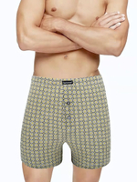 Мужские трусы-боксеры с рисунком в виде сот (Размер: XL)