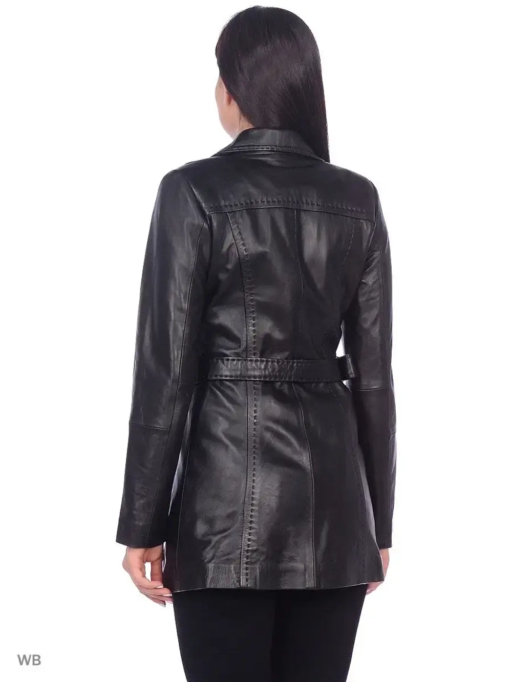 Женский кожаный плащ/натуральная кожа/Турция