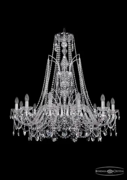 Подвесная люстра Bohemia Ivele 1411/12/360/XL-96/Ni
