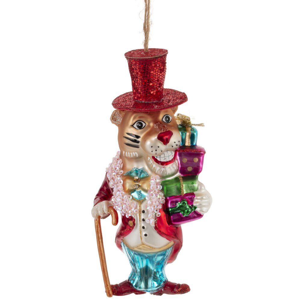 GAEM Украшение новогоднее "Тигр", L8 W4 H16 см