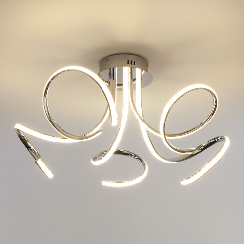 Потолочный светодиодный светильник 90068/5 хром