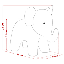 Пуф Leset Elephant