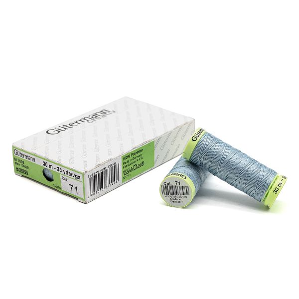 Нитки отделочные Gutermann Top Stitch 30 (30 метров), 5 кат. | 071 св. зеленый мох