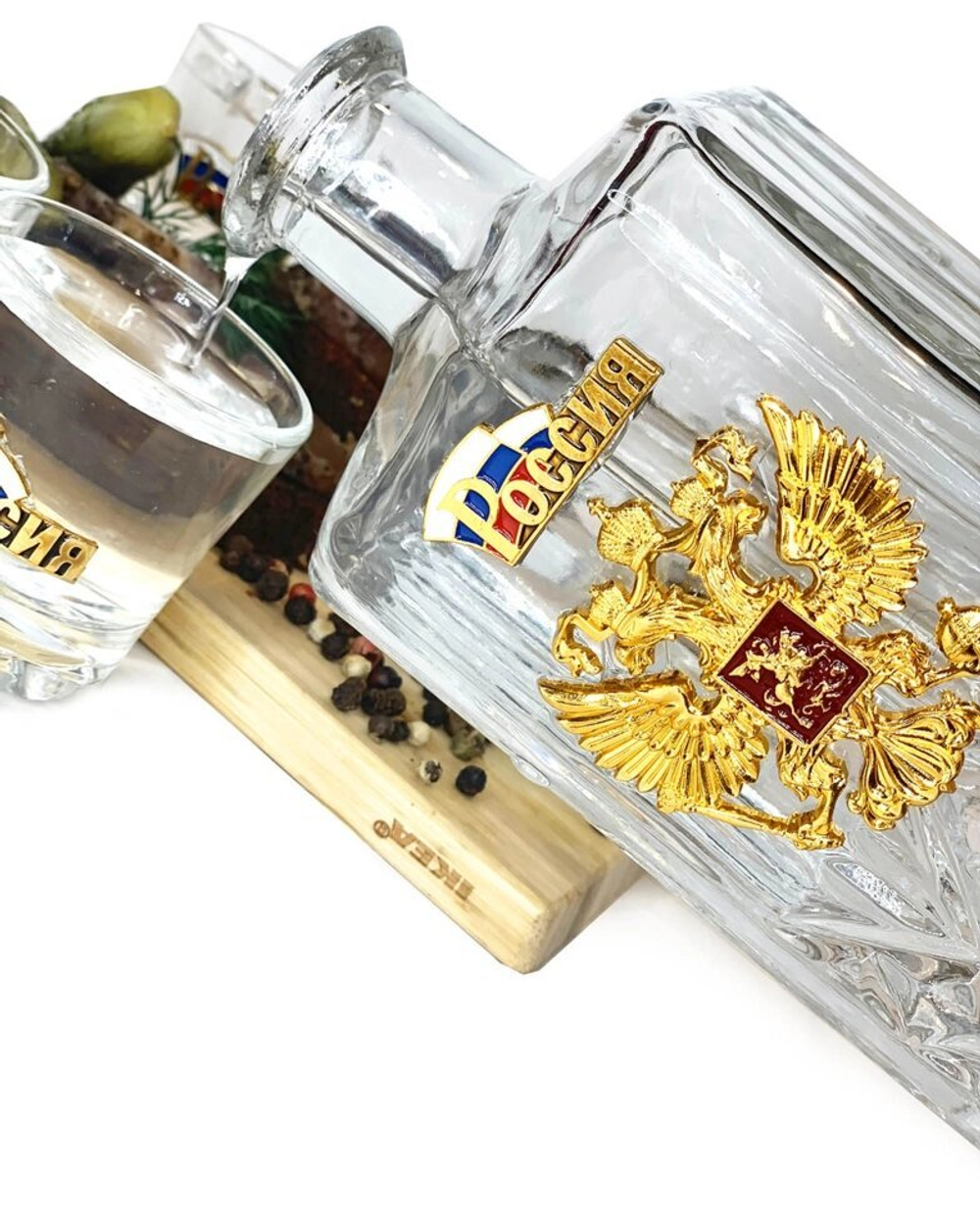 Подарочный набор для водки «Россия»