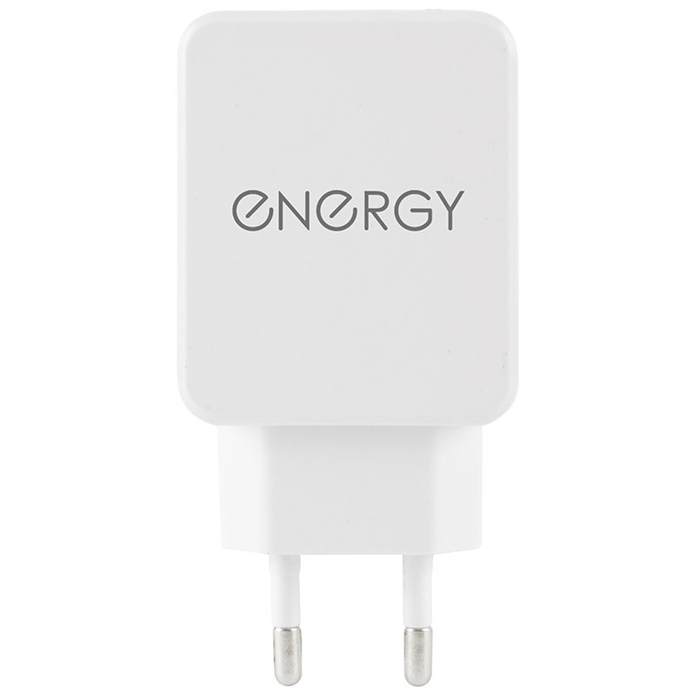 Сетевое зарядное устройство Energy ET-32, 1 USB разъем, белый