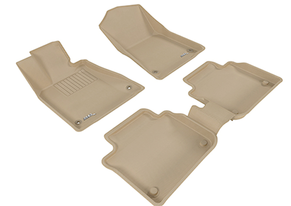 Коврики салона Sotra 3D Lux для Lexus GS250/350/450h RWD 2012- бежевые. Артикул STR74-00221