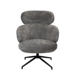 Кресло Bradex Home KING серый, шенилл