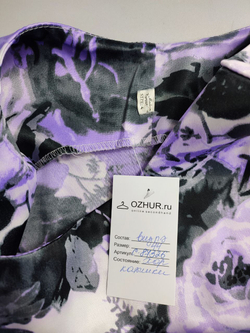 Платье Made in Kyrgyzstan с цветами 44 размер