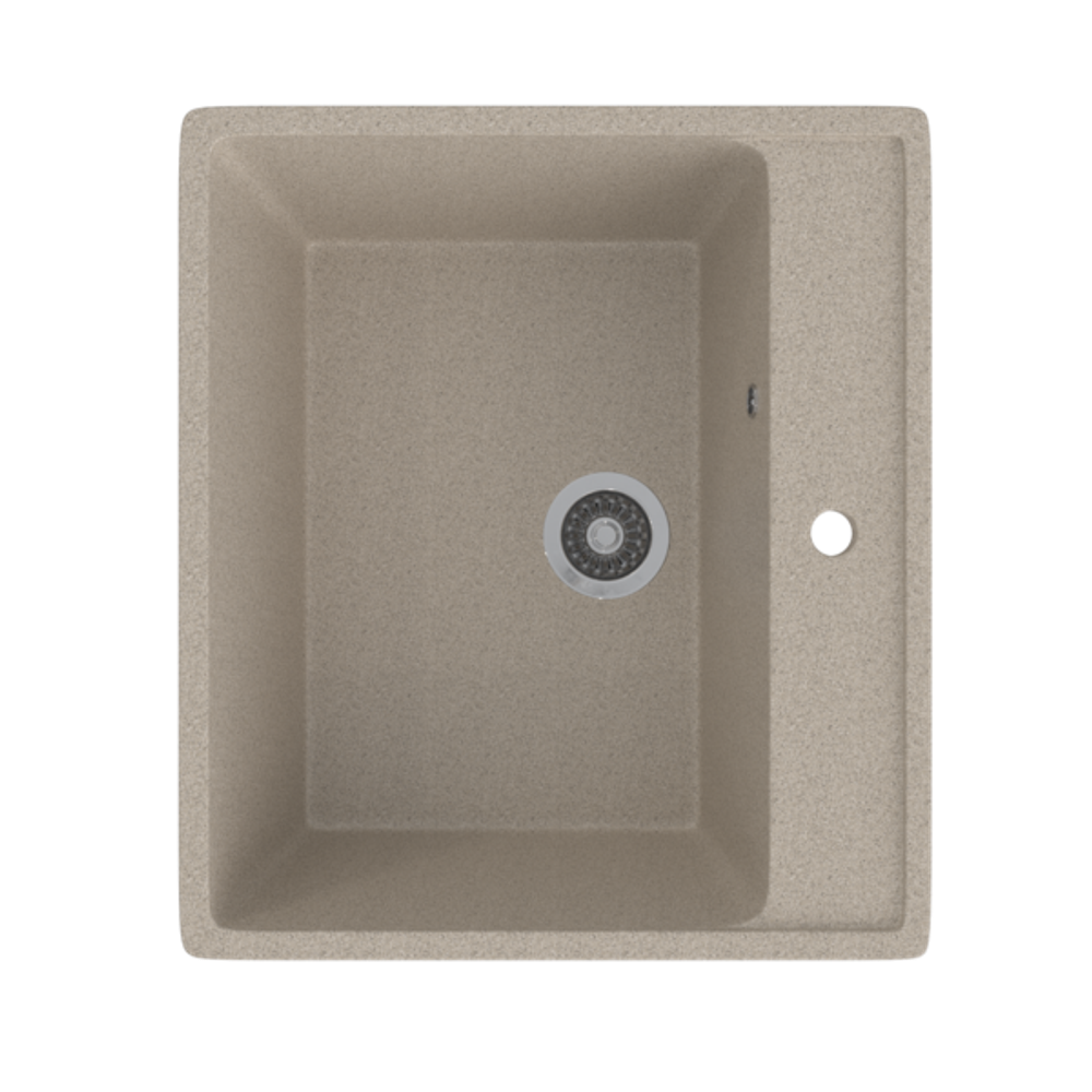 Мойка ML-GMS21 СТАНДАРТ прямоугольная, песочный (302), 565*505*200мм