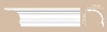 Карниз потолочный DP 50
