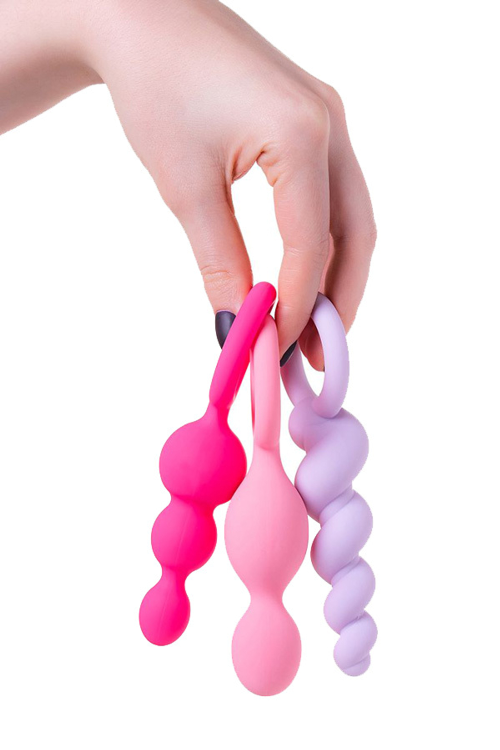 Набор анальных цепочек 13,5см и 14см Satisfyer Booty Call