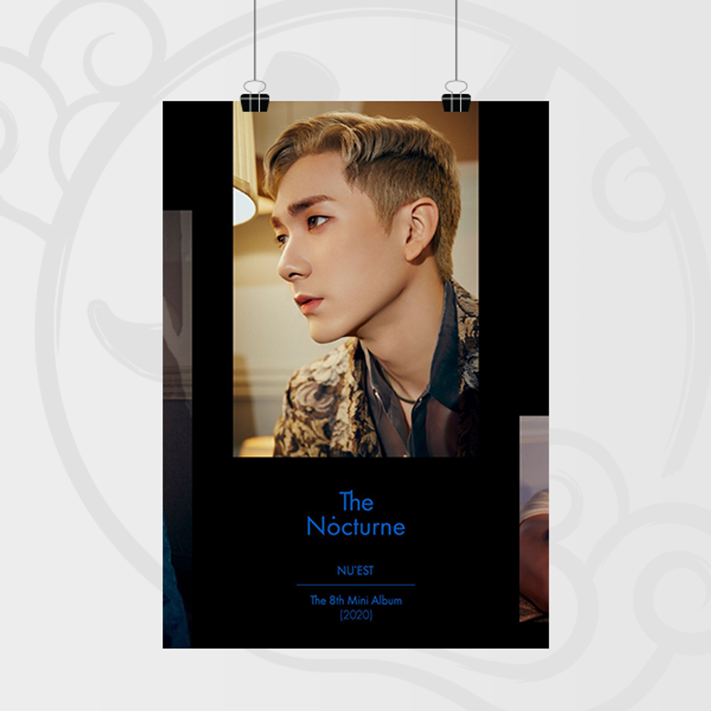 Постер А4 - NU'EST - The Nocturne