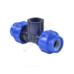 Тройник компрессионный ПЭ Дн 20х1/2"х20 ВР Ру16 VALFEX 1210012001220