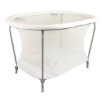 Манеж детский "Овал" коллекция Мишки (серый)