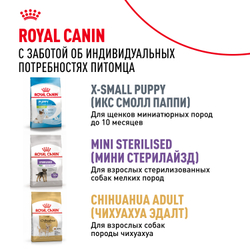 Royal Canin X-Small Adult Корм сухой для взрослых собак очень мелких размеров от 10 месяцев - 1,5 кг