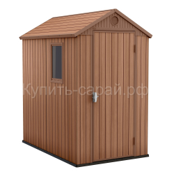 Пластиковый сарай Keter Darwin 4x6 brown