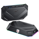 Док-станция JSAUX 12 Port RGB Docking Station HB1201, Black (Черный)