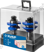 ЗУБР 41x23мм, хвостовик 12мм, набор фрез рамочных №2