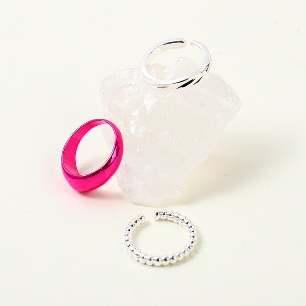 Набор колец &quot;Pink Rings&quot;