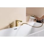 Смеситель на борт ванны Raglo R02.31.03, золотой сатин