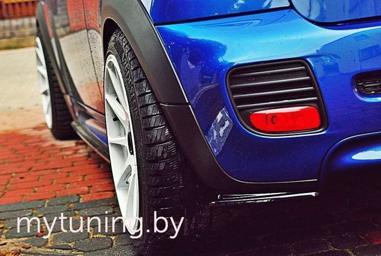 Задние боковые сплиттера для Mini Cooper R56 JCW