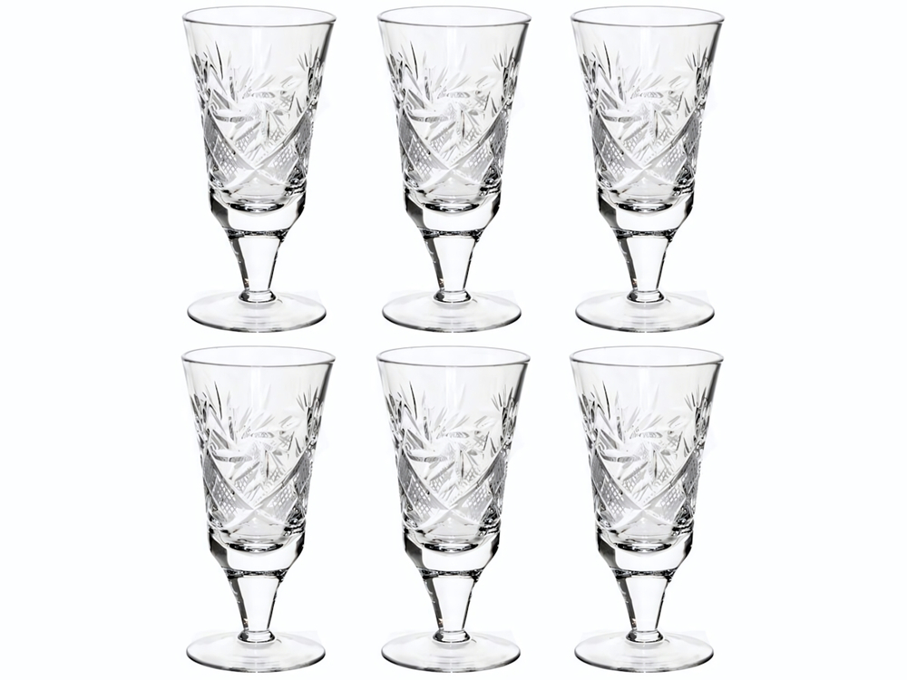 Набор рюмок 50г мельница хрусталь