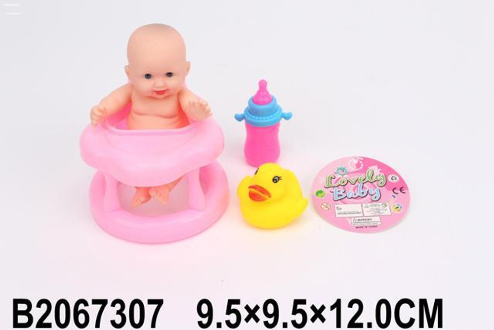 Пупс с аксесс., сетка 609-186