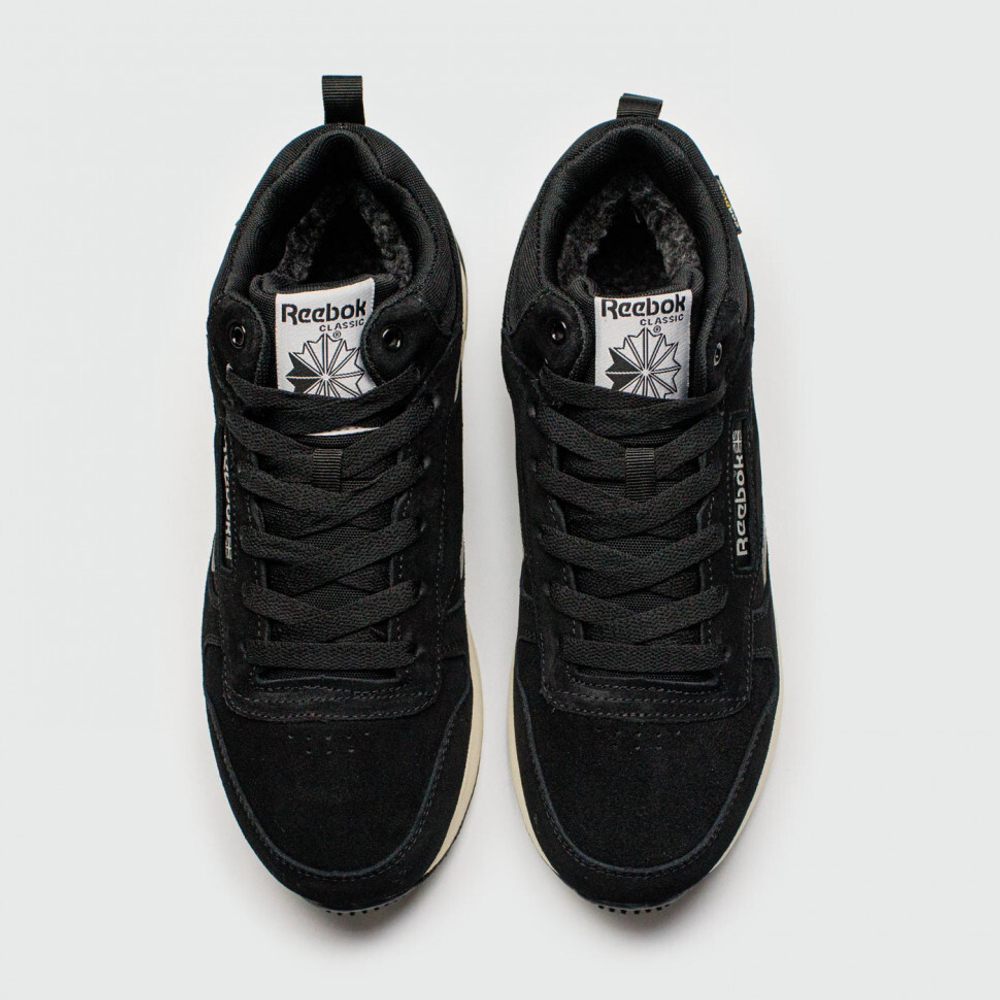 кроссовки Reebok Classic Utility Suede Black / White Winter