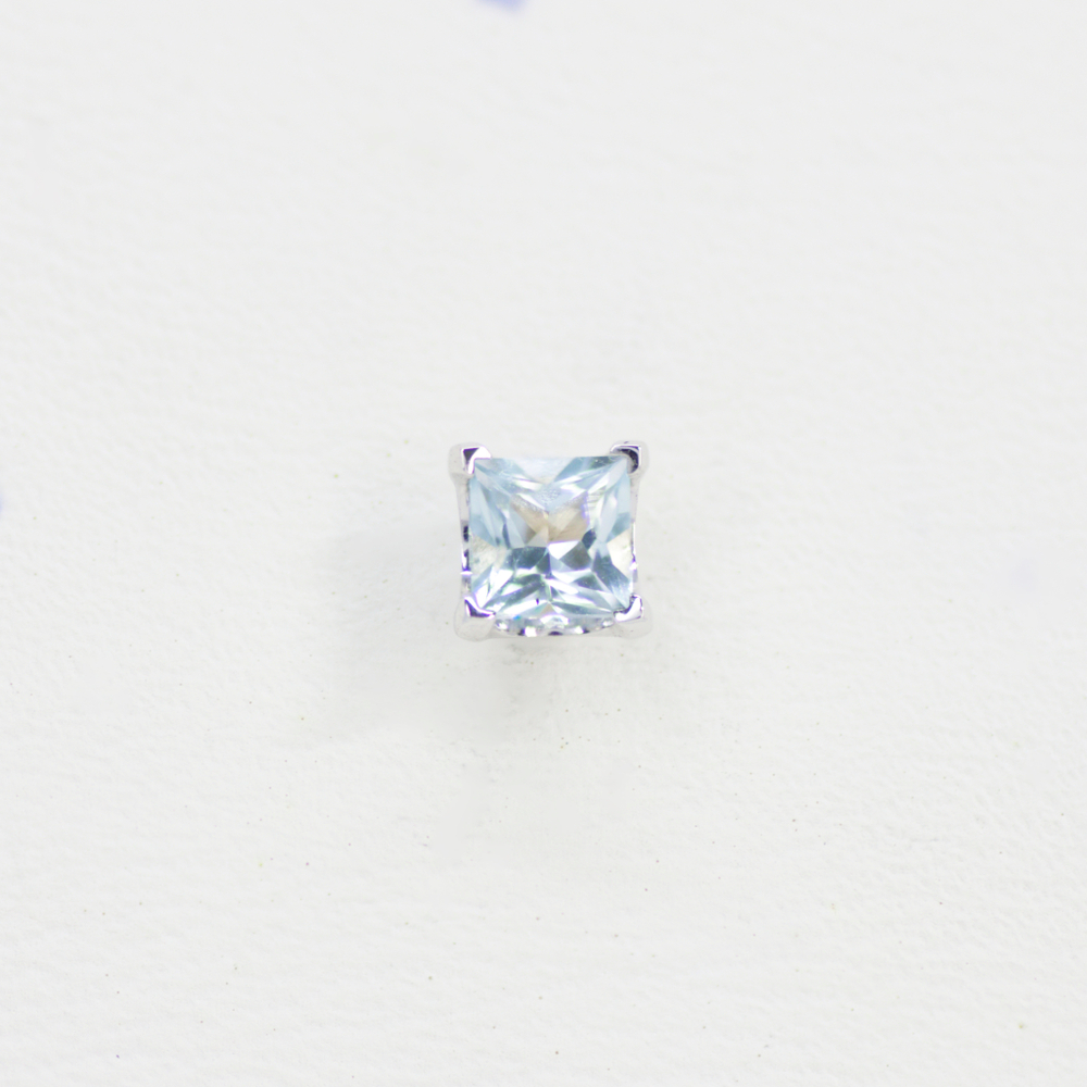 Princess prong tops with Semi-Precious stone