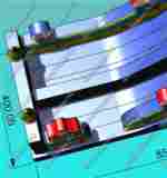 Надувной батут-горка "Подарок" 8*4*6 м