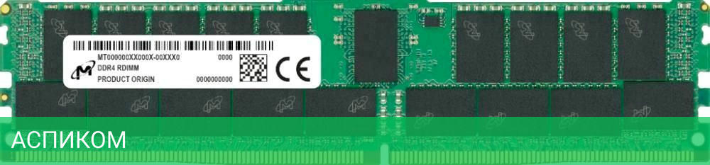 Оперативная память Micron 32GB PC25600 REG (MTA36ASF4G72PZ-3G2R1)