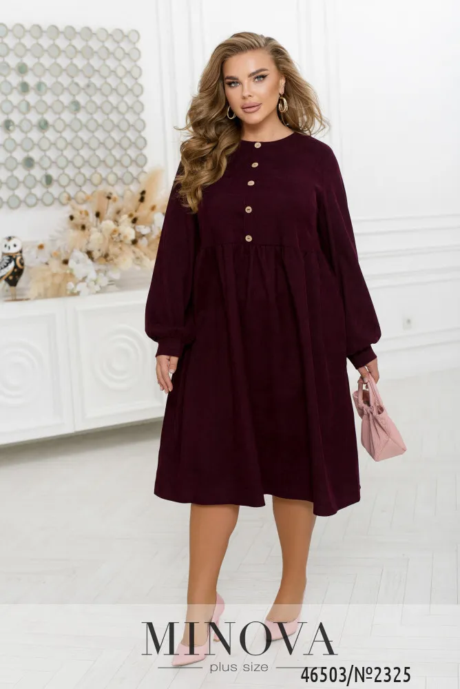 Платье 2325-бордо Minova