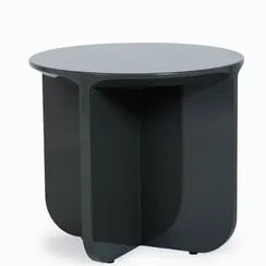 Кофейный стол Petra Ø50х45 см, зеленый глянец