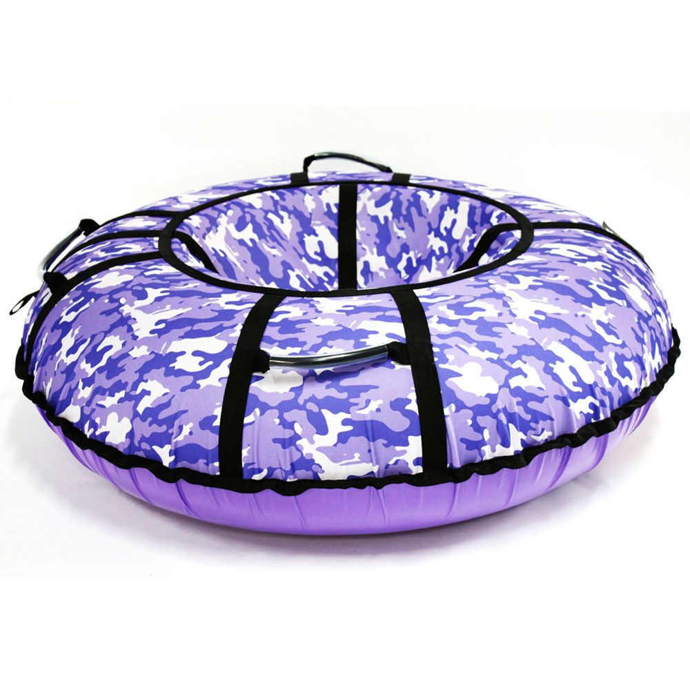 Тюбинг Hubster Люкс Pro Камуфляж сиреневый